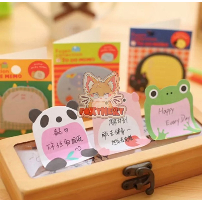 

STICKY NOTES ANIMAL TEMPELAN KERTAS MOTIF HEWAN MEMP NOTE HEWAN