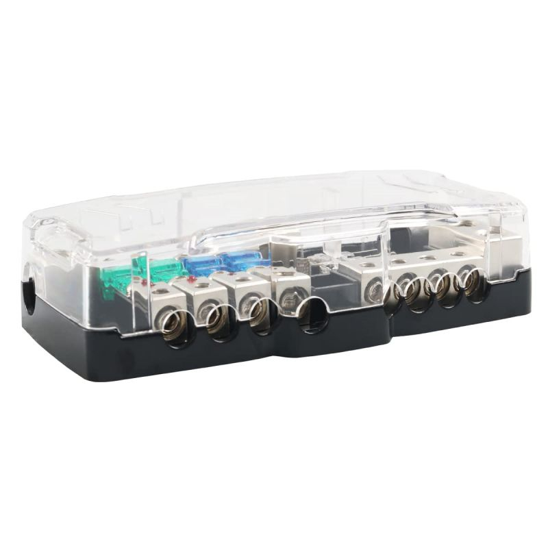 Fuse Distribution Block Multi Functional Audio Stereo Car Audio Anl Fuse Holder Premium High Grade