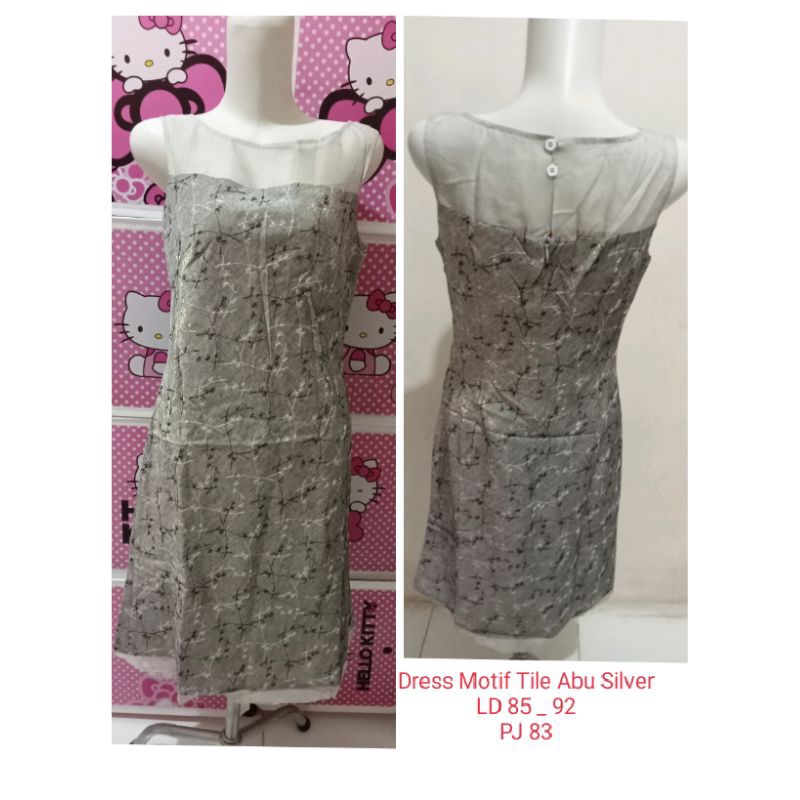 Dress Sultan Baju Dewasa Abu Silver.Syantik