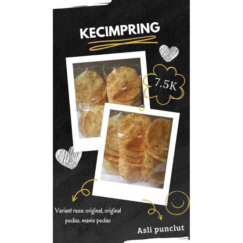 

Kecimpring Asli Punclut Lembang/Krupuk Tradisional Renyah