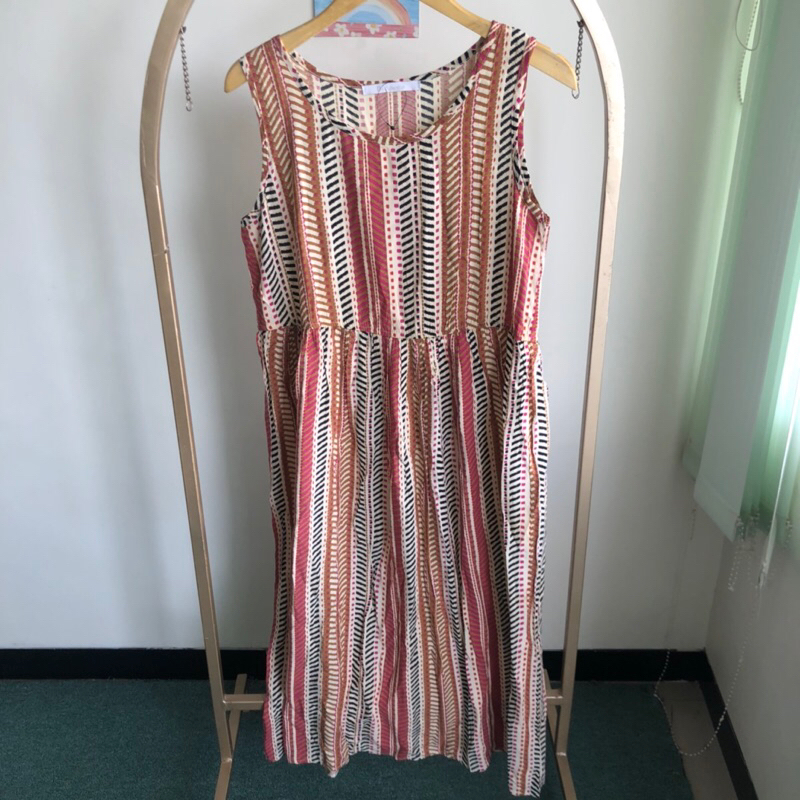 dress bahan adem no furing