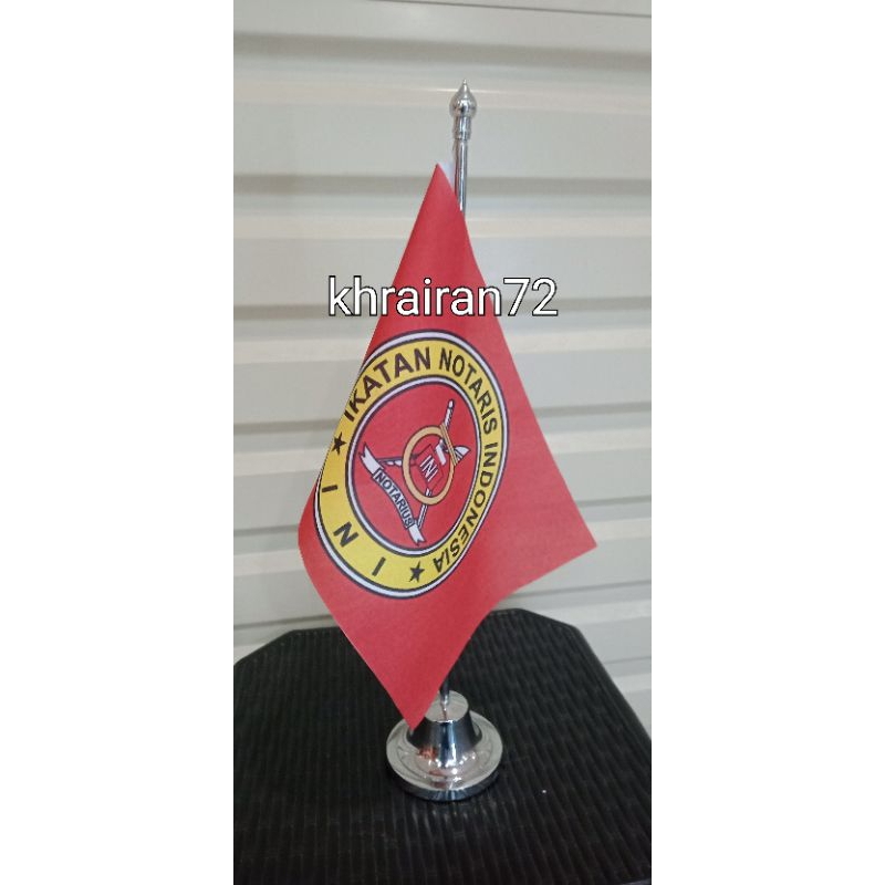 bendera notaris plus tiang besi stainless