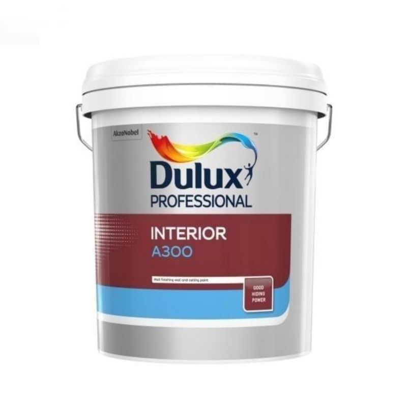 DULUX Professional Interior Emulsion A300 White Paint Matt 20L - Cat Tembok Putih Best Interior