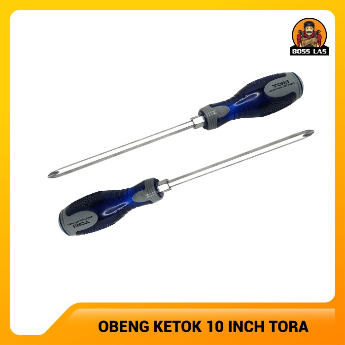 Obeng Tembus Obeng Ketok Tora 6x150mm 6" Plus