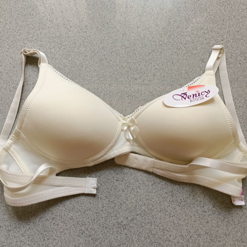 Bra broken white Venicy tanpa kawat A70/32