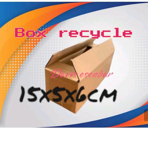 

Kardus box packing 15x5x6cm recycle packaging
