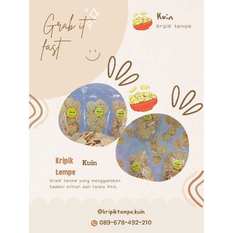 

KRIPIK TEMPE SAGU KUIN 500g