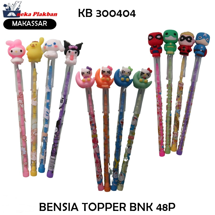 

[PCS] PENSIL BENSIA PENSIL SUSUN PESNIL CABUT LUCU