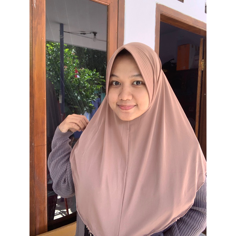 hijab sport menutup dada