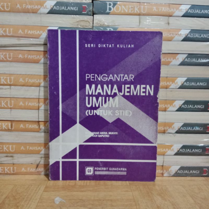 

BUKU ORIGINAL - PENGANTAR MANAJEMEN UMUM