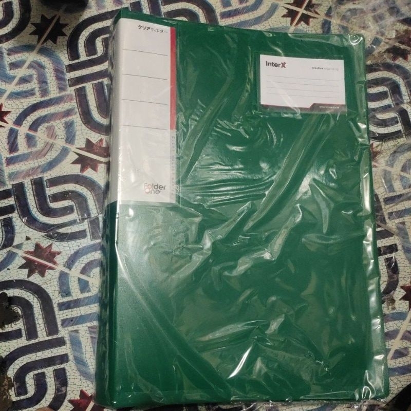 

folder one clear holder 60P FC green /pcs