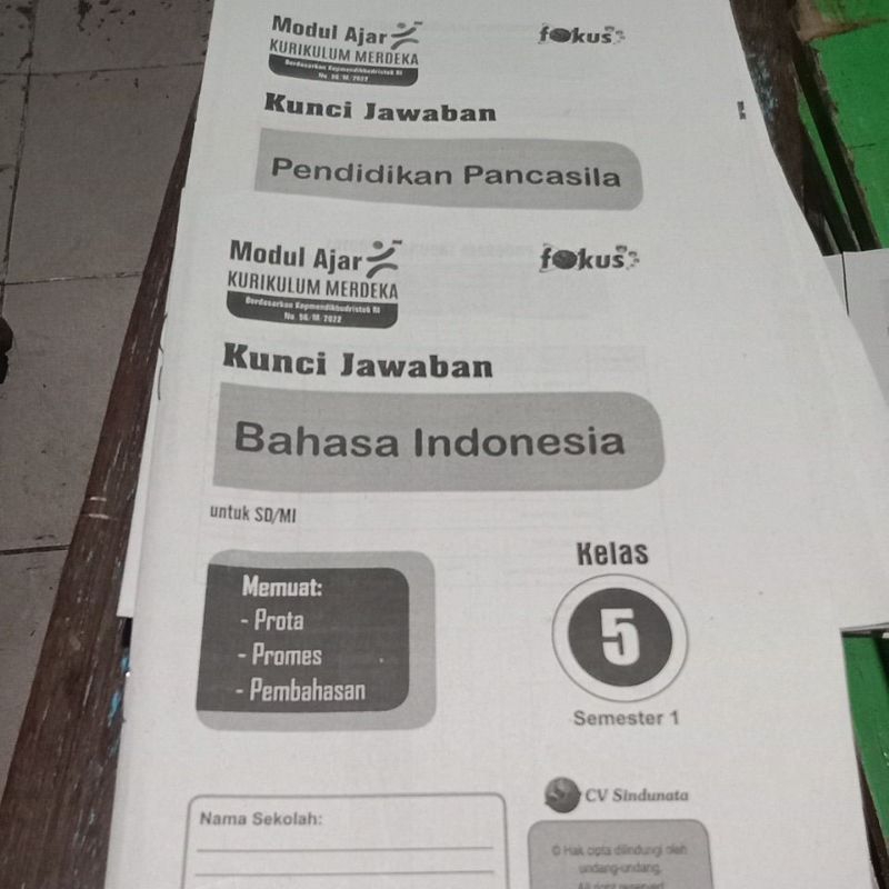 kunci jawaban LKS fokus kelas 5 kumer tahun 2023