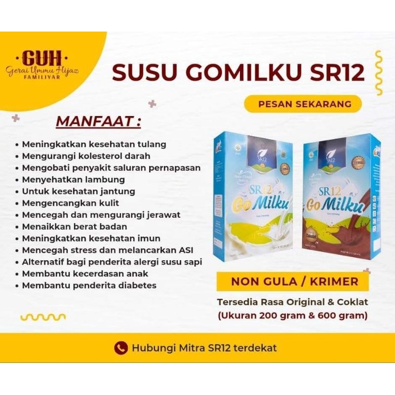 

Susu Kambing Etawa Gomilku SR12