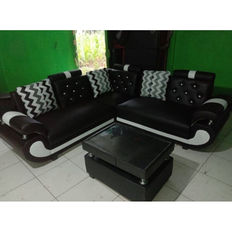 sofa sudut angsa - sofa murah minimalis - kursi tamu