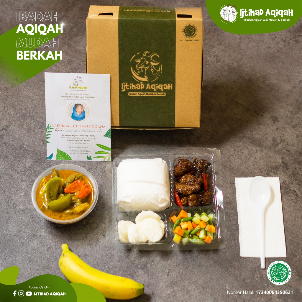 

Paket Aqiqah Perempuan 60 Porsi