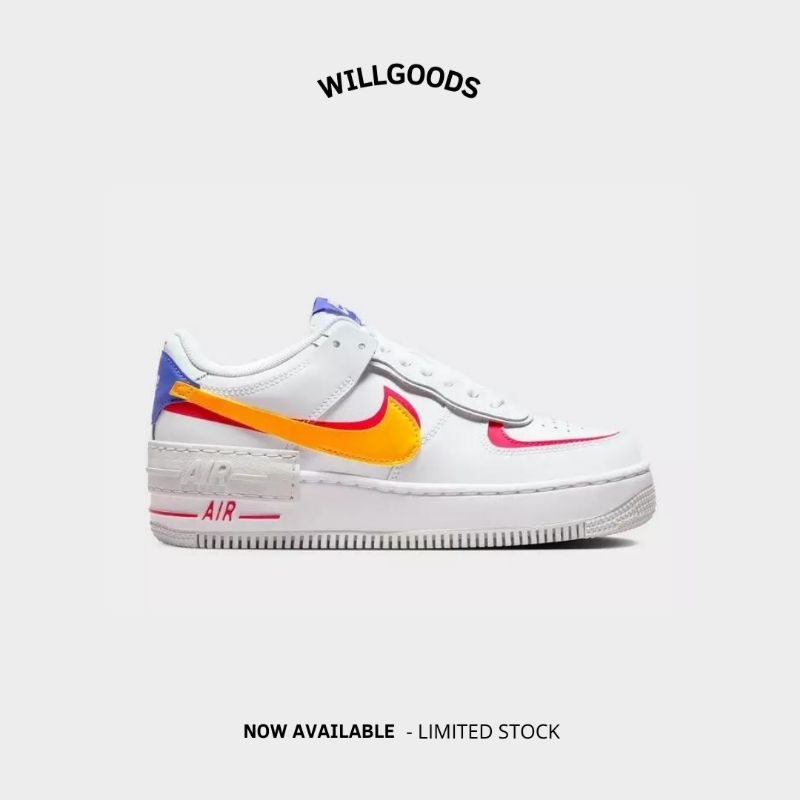 Nike Air Force 1 Shadow White Sundial Women Original Resmi BNIB