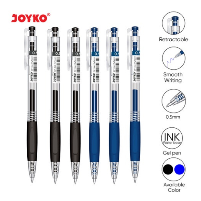 

HIRO - Pena Cair / Pena Joyko GP 346 / Pen Gel (Isi 12 Pcs)