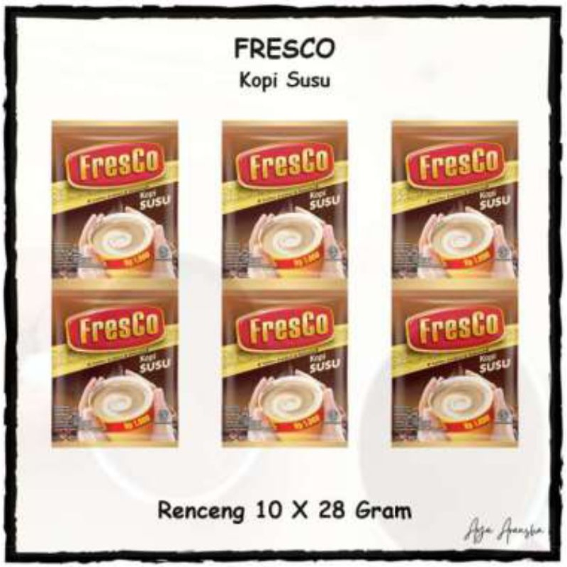 

Fresco renceng (12 sachet)