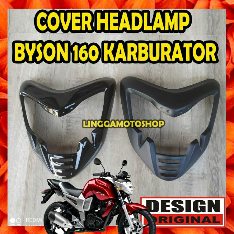 cover headlamp byson karbu model taring dan extreme * lis tutup topeng kedok lampu variasi modifikas