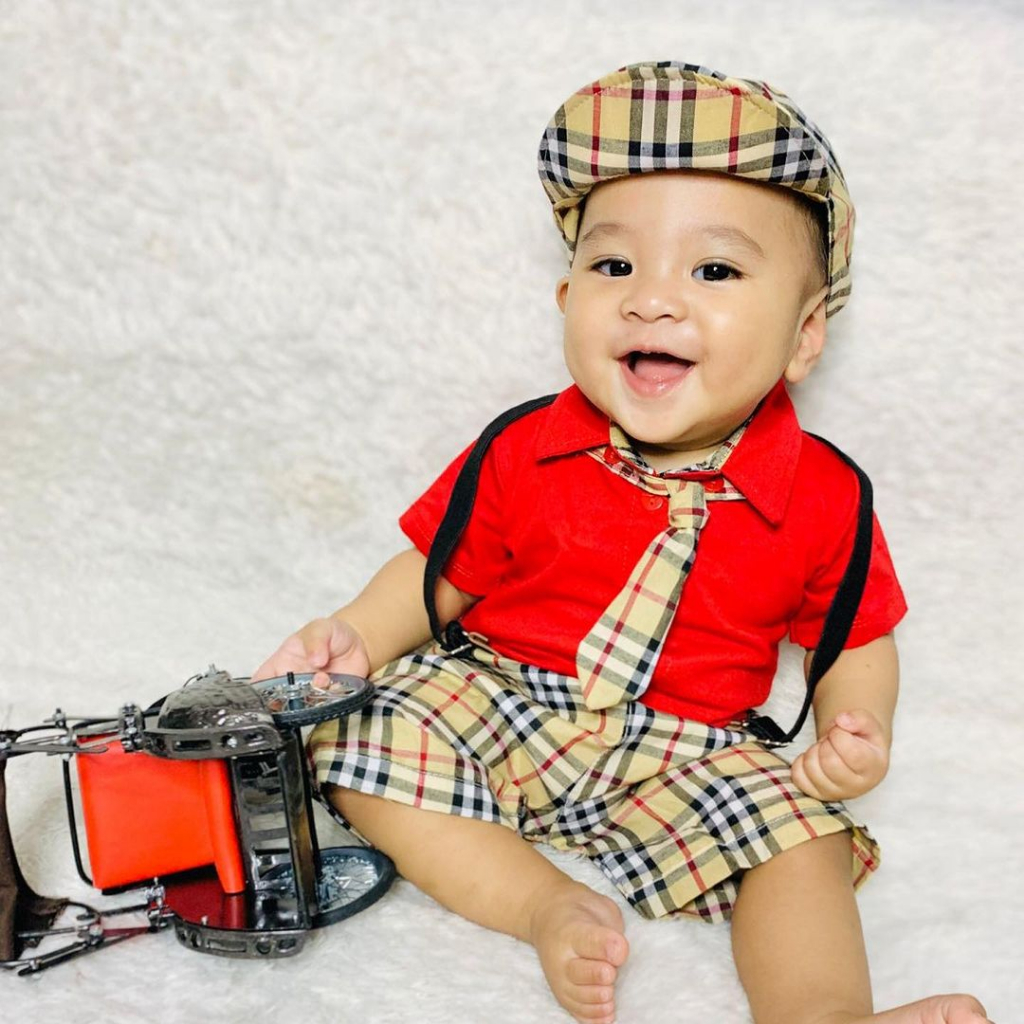 BABY AT WORK SET Baju Bayi Laki Laki  New Born 0 - 3 - 6 - 9 - 12, 1 tahun bulan Impor Murah Lucu