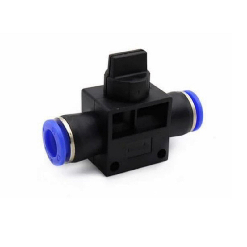 MHVFF 6 Fitting Stop Valve Pneumatic Selang 6 MM / Fitting Pneumatic Type PU 6