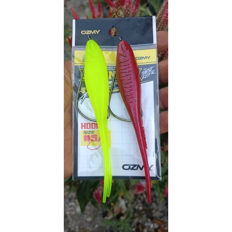 ozmy SP Silencer 12 cm + worm hook ozmy 5/0