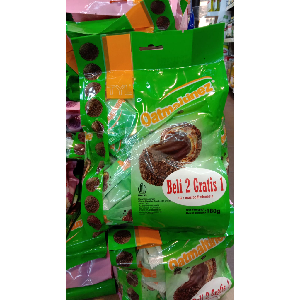 

Tyl oatmaltinez biscuit chocolate crumbs with cream isi 3