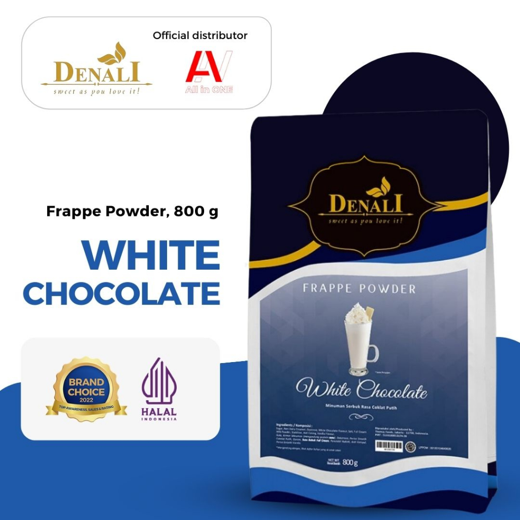 

Denali Frappe Powder 800g - White Chocolate