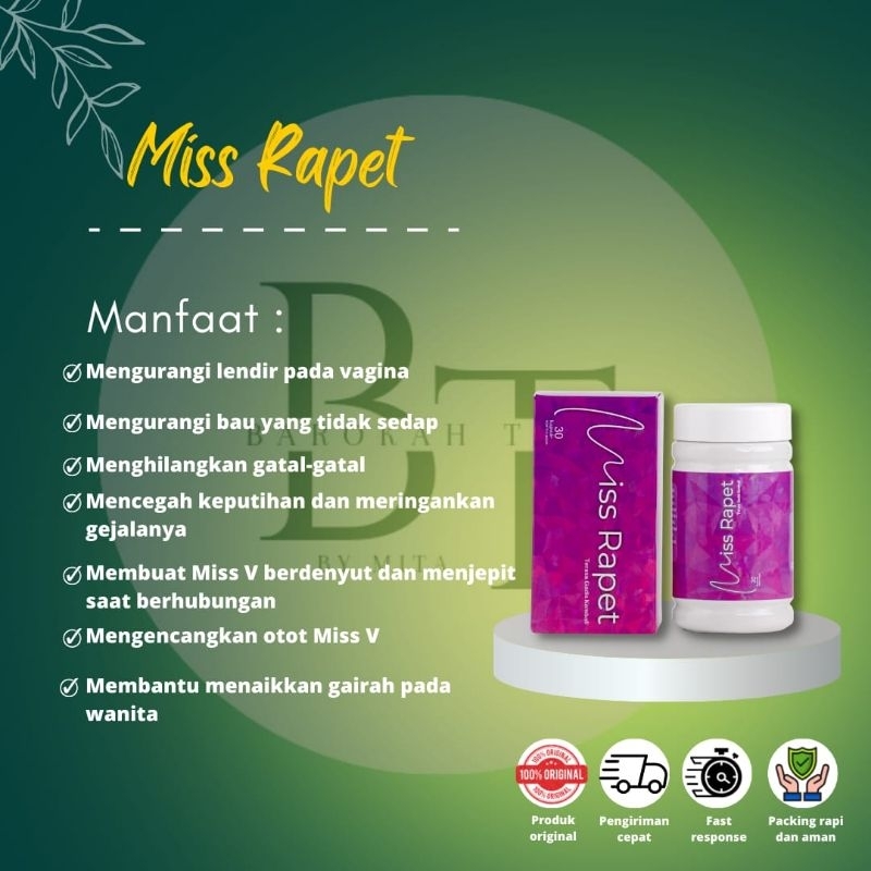PERAPAT MISS V VAGINA AGAR KEMBALI PERAWAN, OBAT PENGENCANG RAPET - Miss Rapet Perawatan Kewanitaan 