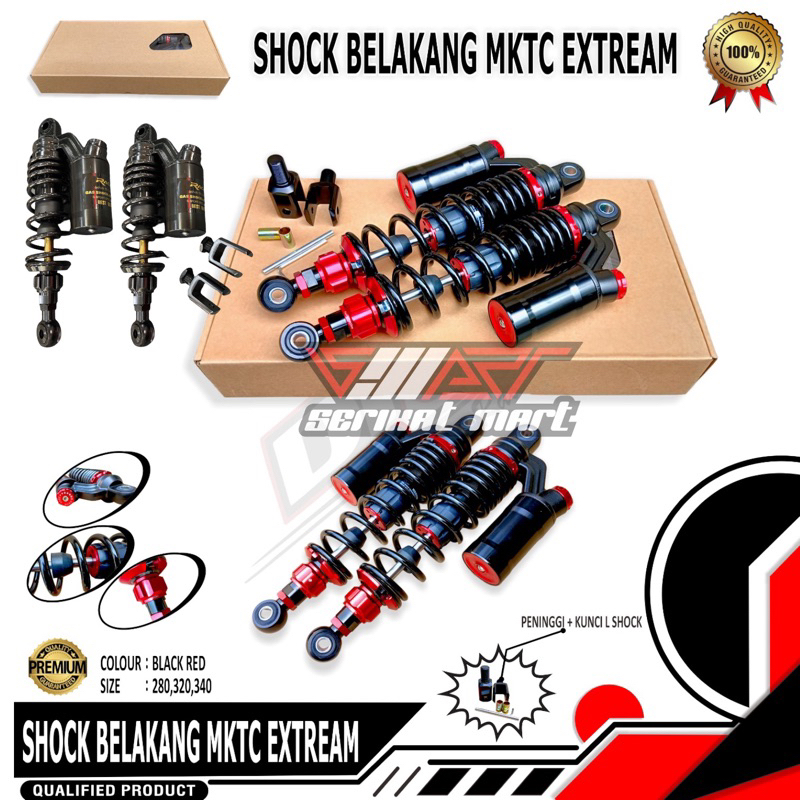 SHOCK TABUNG SUPRA 340 MM / SHOCK TABUNG JUPITER 280 MM MODEL KTC EXTREME