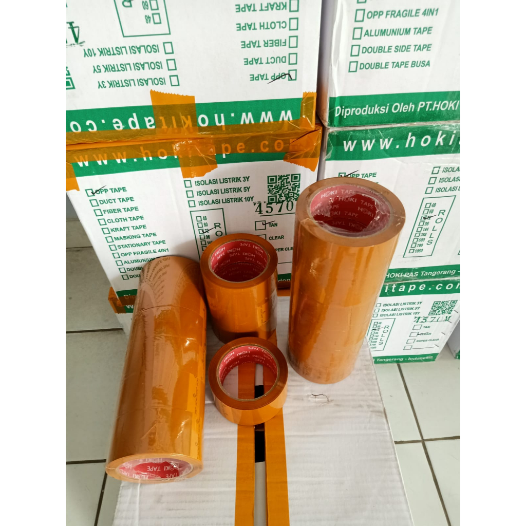 

LAKBAN COKLAT 45X90 YARD HOKI TAPE