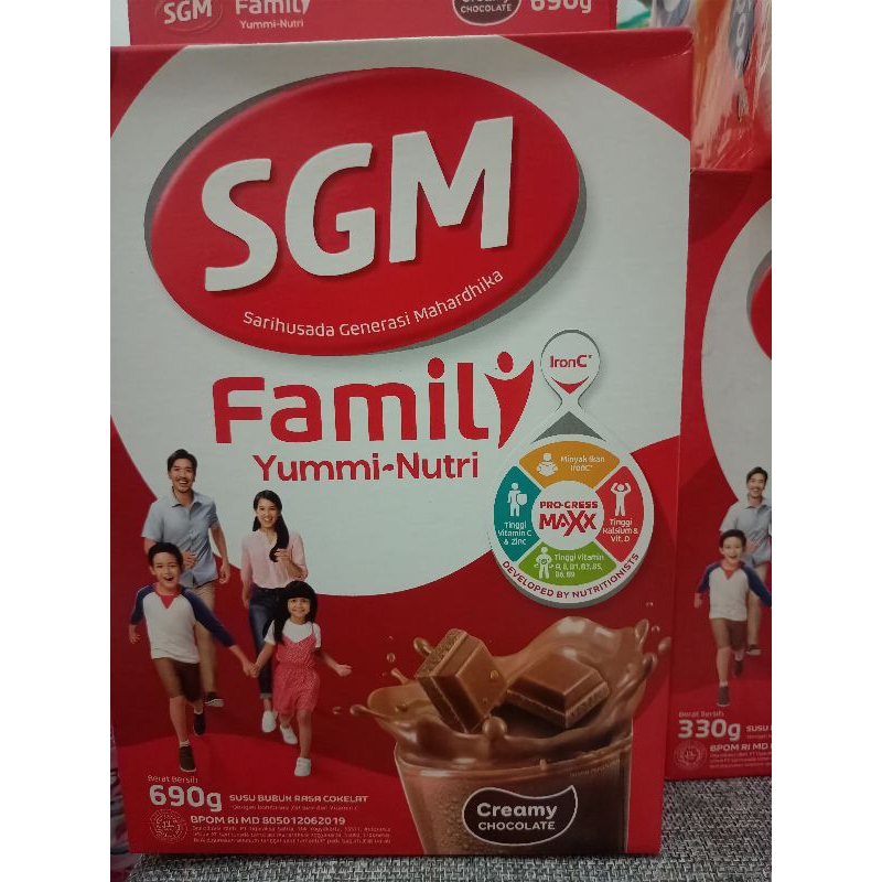 

SGM Family Yummi Nutri Creamy Chocolate Susu Keluarga 690gr