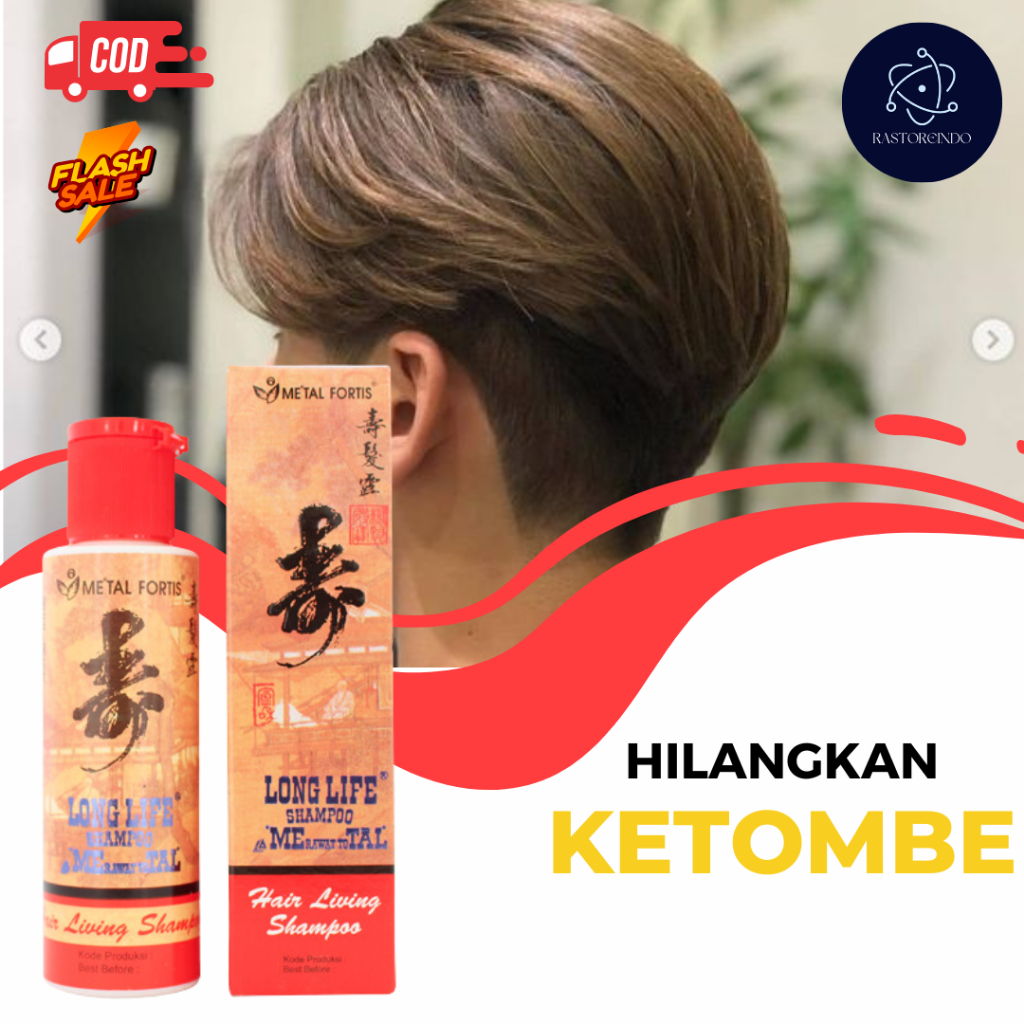 Shampo metal pemanjang penumbuh rambut anti ketombe rontok fotris original asli fortis