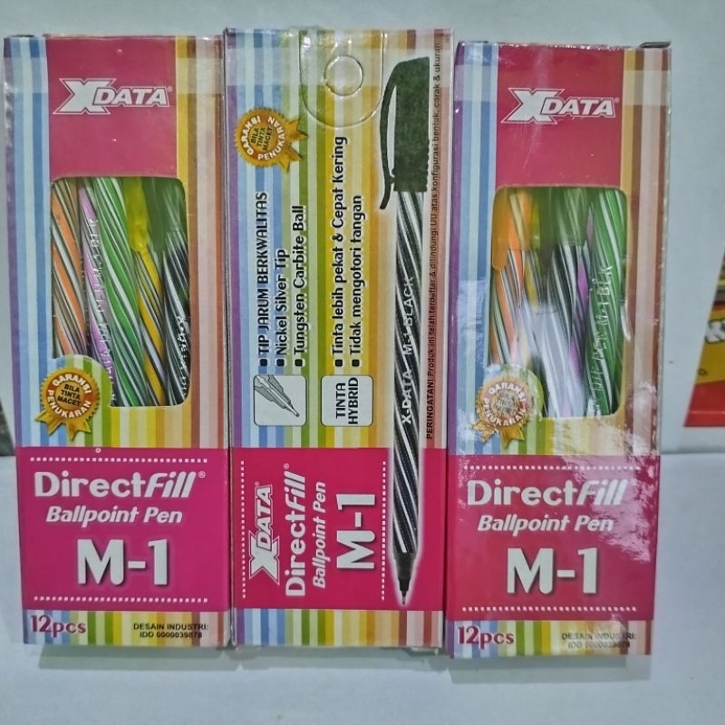 

Xdata bolpen ulir warna warni 1pack