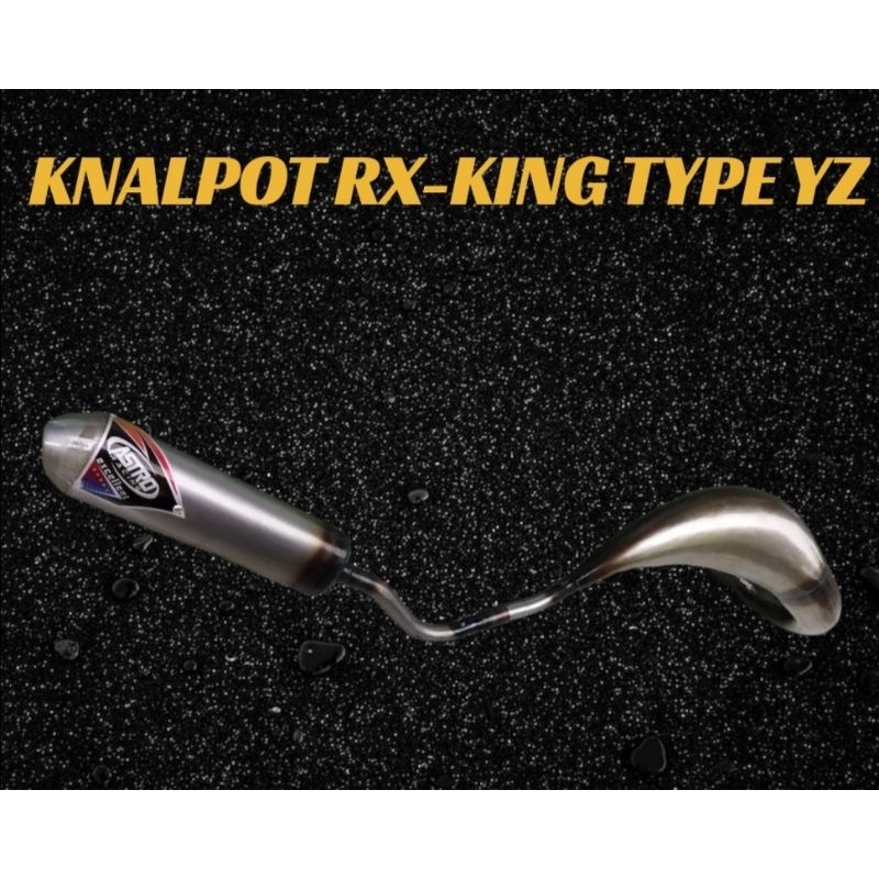 Knalpot Udang Trail Rx king Rx z rangka ktm klx model Yz Bahan Plat karat dodogan