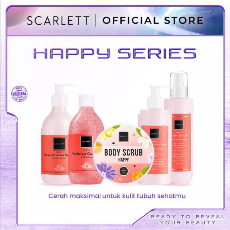 SCARLETT WHITENING HAPPY SERIES