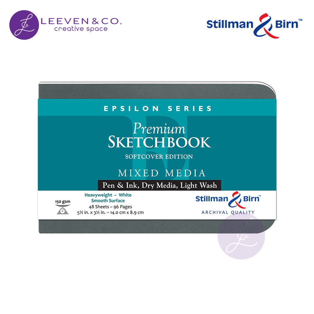 

STILLMAN & BIRN 150GSM SKETCHBOOK SOFTCOVER A6 (5½ X 3½ INCH) LANDSCAPE 46 SHEETS