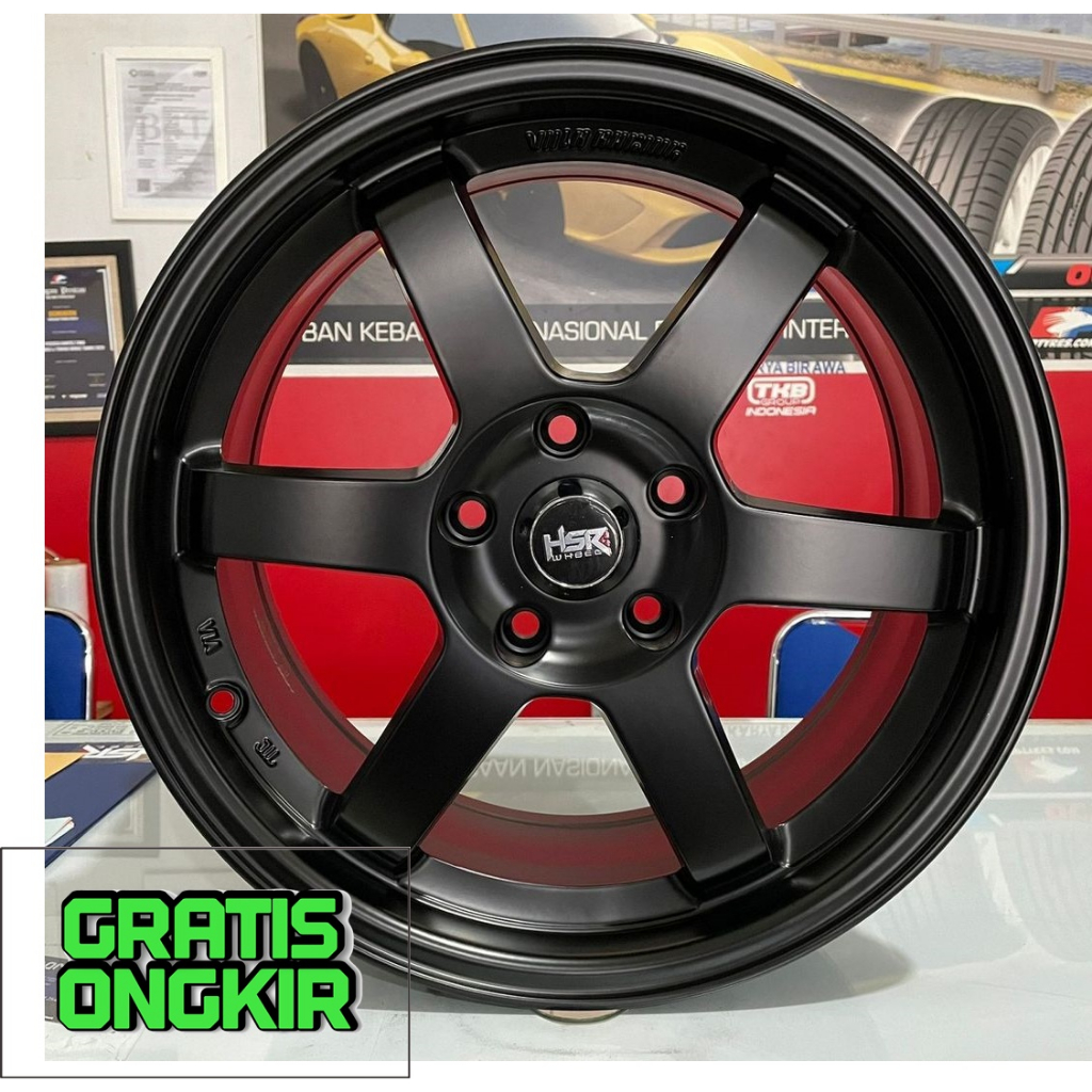 Velg Racing Te37 Ring 17 Mobil Innova HSR Tokyo Pcd 5x114,3 velg mobil Xover Taruna
