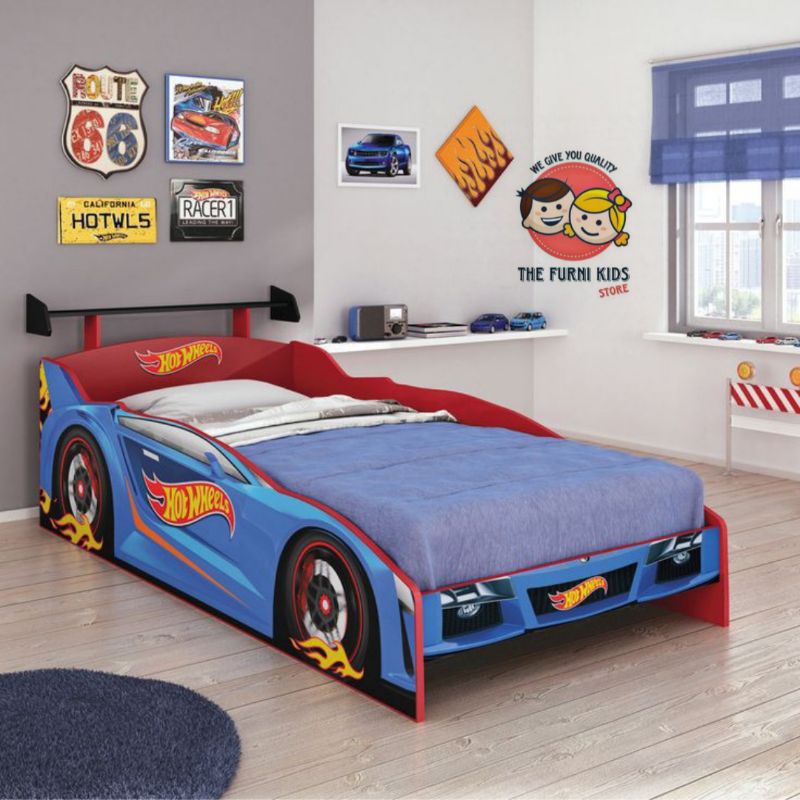 tempat tidur anak karakter mobil