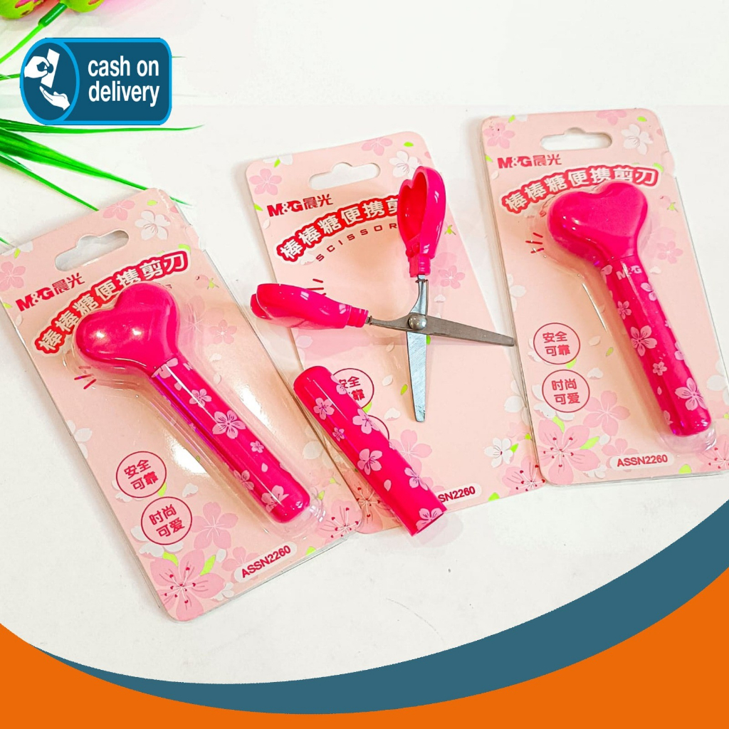 

GUNTING LOVE LIPAT M&G ASSN2260 SCICSSORS FULL COLOR ALAT PEMOTONG KARAKTER TAJAM COD GUNTING
