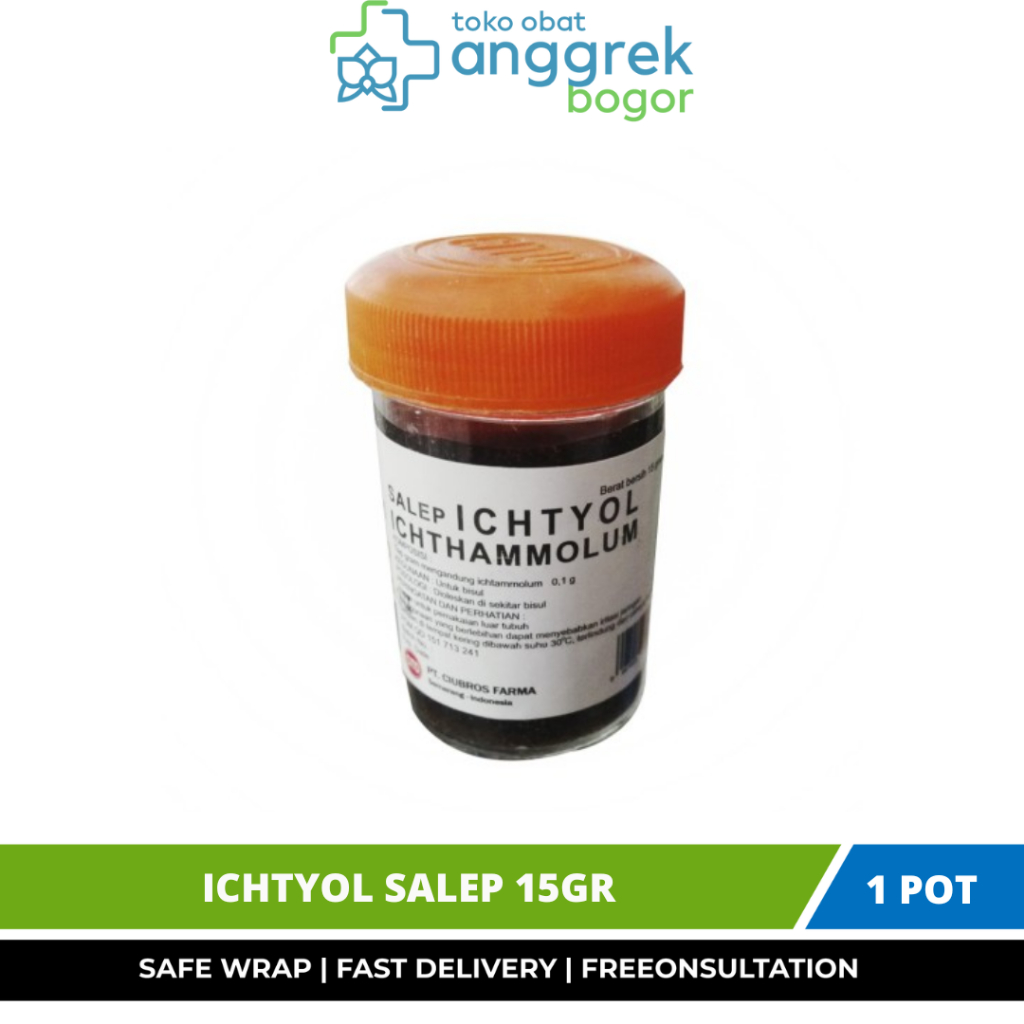 ICHTYOL SALEP 15GR/OBAT BISUL/SALEP HITAM