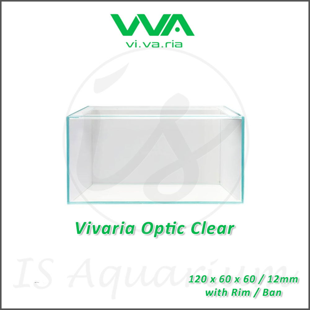 Vivaria Aquarium Optic Clear 120 OC Tank Akuarium Plus Ban/Sabuk 120cm