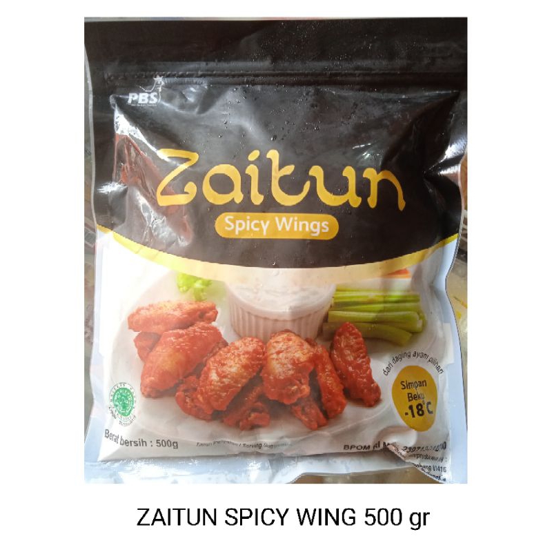 

Zaitun spicy wing 500 gr