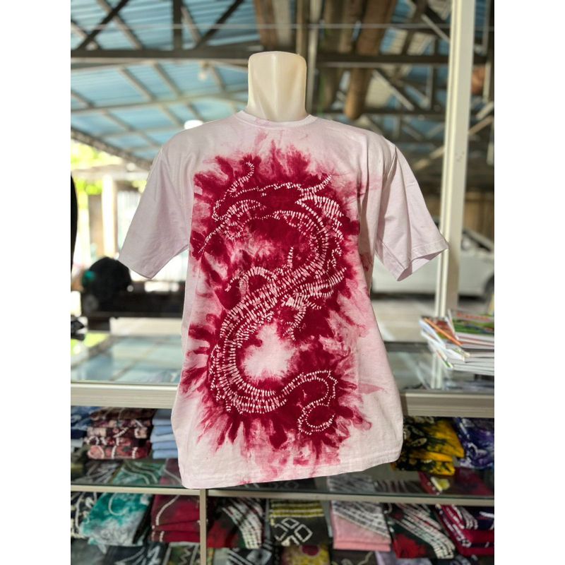 kaos sasirangan merah putih edisi DRAGON