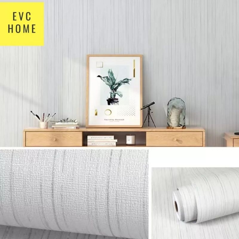 Wallpaper dinding/Lantai 3d motif serat bertekstur anti air Motif salur