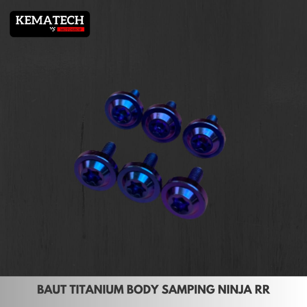 BAUT TITANIUM BODY SAMPING KANAN & KIRI NINJA RR | BAUT BODY NINJA