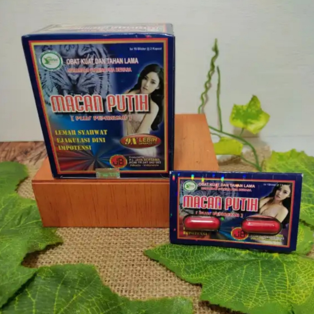 COD macan putih kapsul 1box Jamu Herbal Kuat Tahan Lama Original 100 % joss Kapsul Kesehatan Penamba