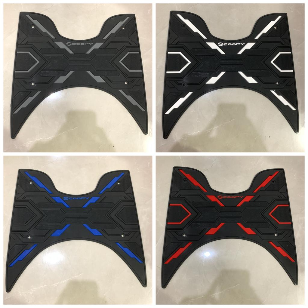 KARPET KAKI SCOOPY / PIJAKAN KAKI / ALAS KAKI SCOOPY NEW WARNA KARET TEBAL SCOOPY NEW 2020-2021-2022