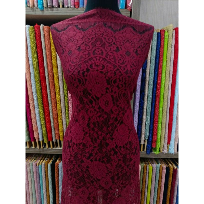 Brokat Semi Lace Panel D#tgm4326