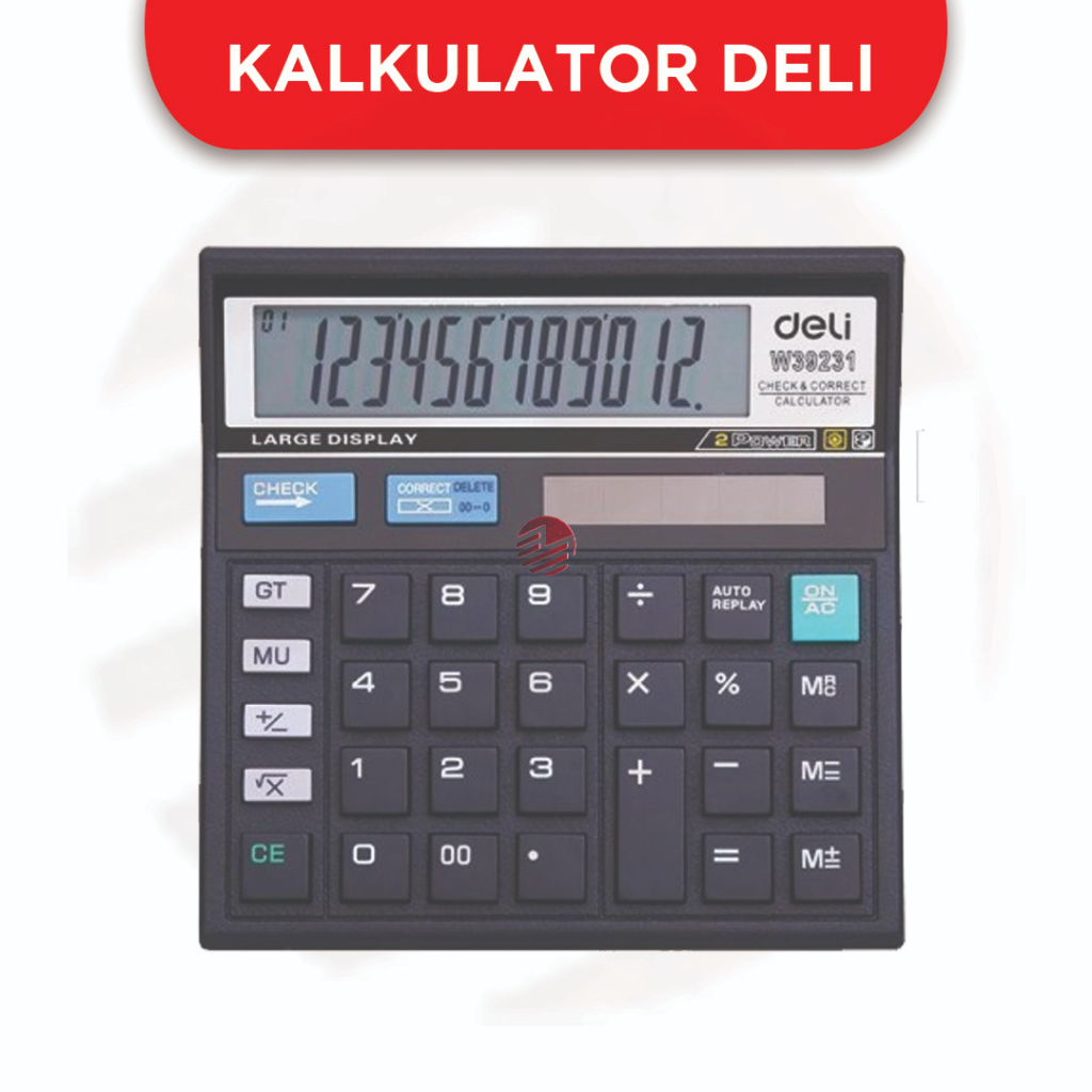 

Kalkulator Dasar Deli DLC 512B